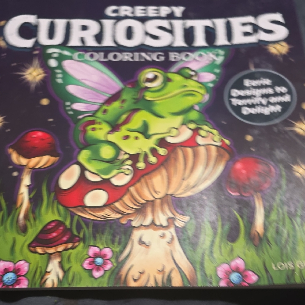 Creepy Curiosities Coloring Book